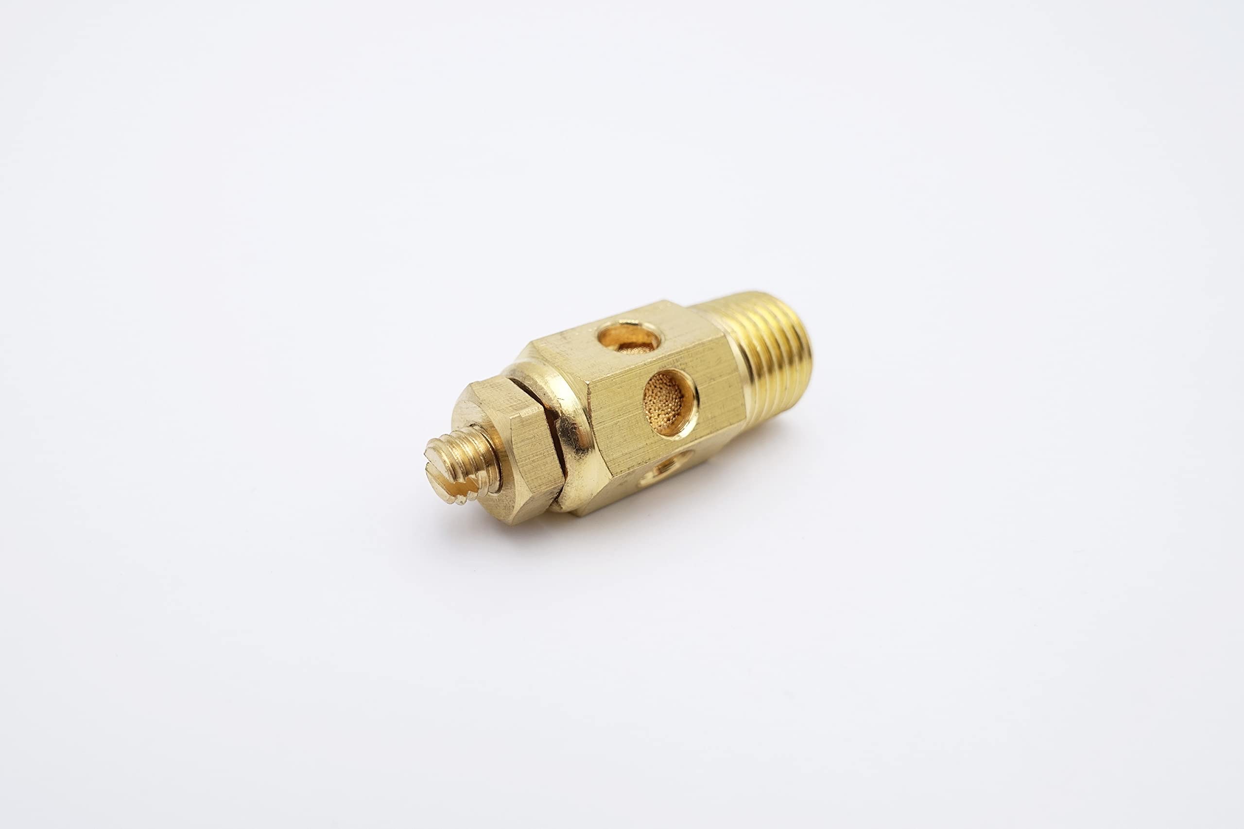 Pneumatic Muffler, Exhaust Muffling Throttle Filter 1/4" Male NPT — Amazon image 2