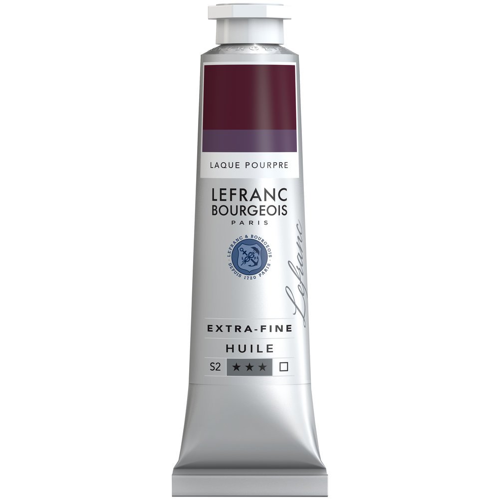 Lefranc Bourgeois Extra-Fine Oil Paint, Artists Quality, Purple Lake, 40ml Tube — image 1