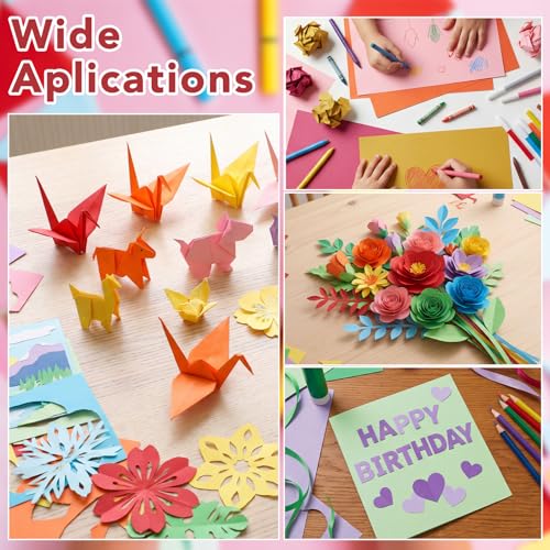 240 Sheets Colored Cardstock 5 x 7, 10 Colors, 65Lb - image 6