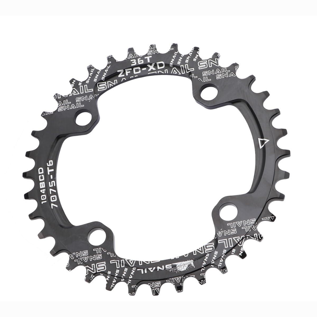 170mm MTB Platos Y Bielas Bicicleta De Montaña Dientes Positivos Negativos Platos Y Bielas 32T 34T 36T 38T Redondo Piñones Manivela con Soporte Inferior