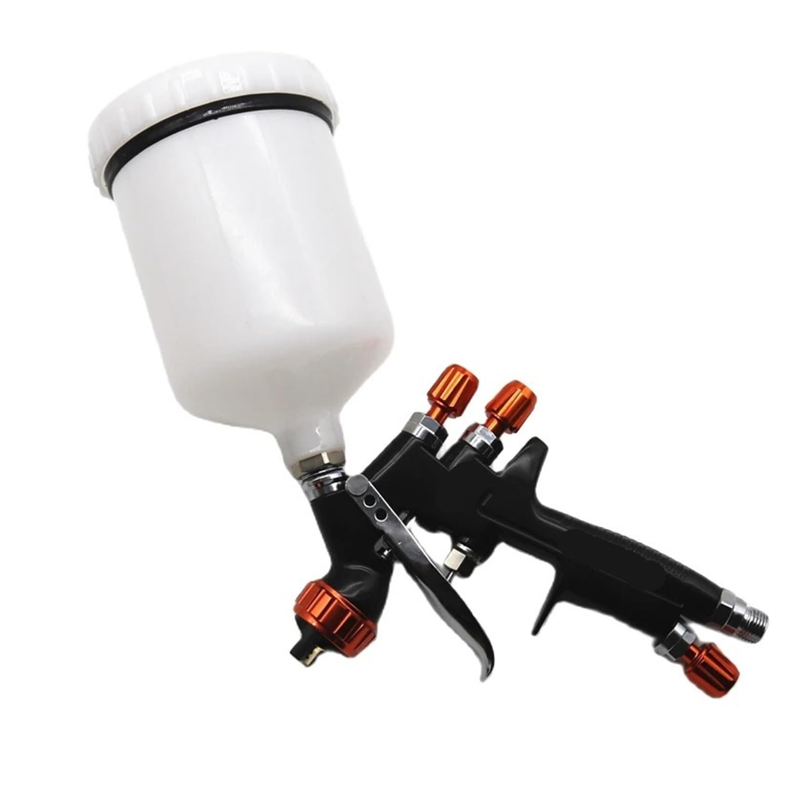 JVDDI 1.3MM Paint Spray Gun Nozzle Kit Tank Air Paint Gun with Paint Mixing Cup and Adapter Airbrush