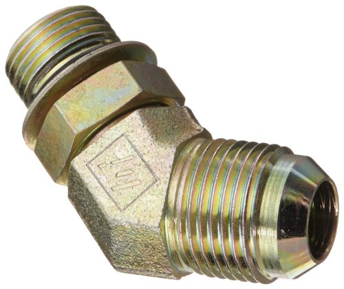 Eaton Aeroquip 2061-8-8S Steel Flared Tube Fitting, 45 Degree Elbow, 1/2