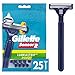 Gillette Sensor2 Pivoting Head Men's Disposable Razors, 25 Count