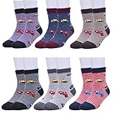 Weich und warm: Die hochwertigen Kindersocken bestehen aus 35 % Wolle, 30 % Baumwolle, 20 % Polyester, 15 % Elastan. Sie sind weich, bequem und dehnbar und halten Ihre Füße bequem und warm.