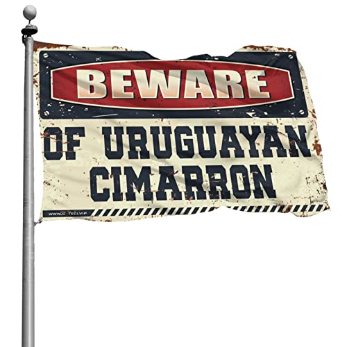 Drapeau uruguayen Cimarron grand format 152 x 244 cm résistant pour chambre