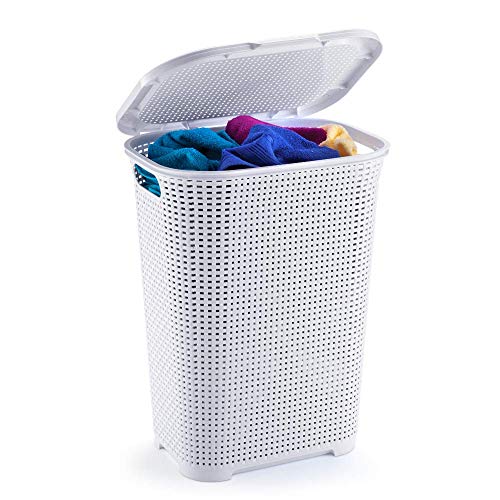 Cesto Rattan, Monte Líbano, Branco, 30L