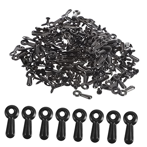 Image of 160pcs Picture Frame Turn Buttons Screws Easy to Install Photo Frame Backing Clips for Hanging Pictures Art and Collages and Lightweight Hardware