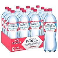 Mount Franklin Lightly Sparkling Water Raspberry Multipack Bottles 12 x 1.25L