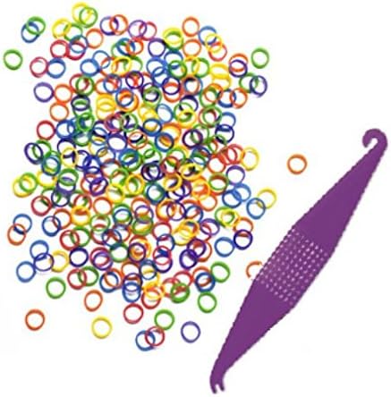 Miniatura 3 de Bandas de goma elásticas ortodónticas de 18 pulgadas, paquete de 500 unidades, neón, fuerza pesada de 4.5 onzas, bandas de goma dentales, fijador de