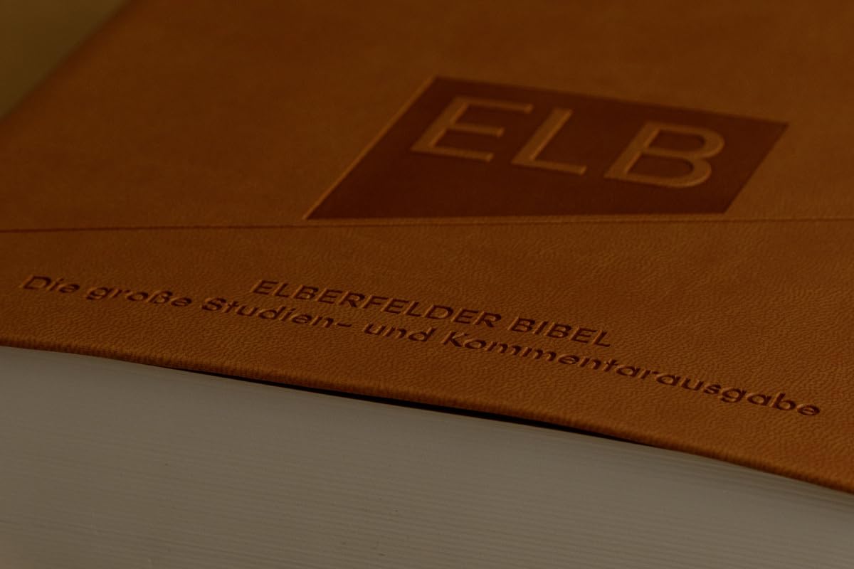 Elberfelder Bibel. Die große Studien- und Kommentarausgabe, Kunstleder Beige