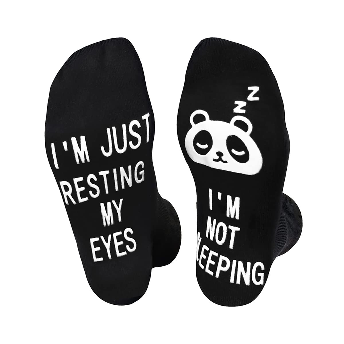 Pro-NokeFunny Socks I’m Not Sleeping I’m Just Resting My Eyes Novelty Great Gift Birthday Present for Teen Boys Men Unisex