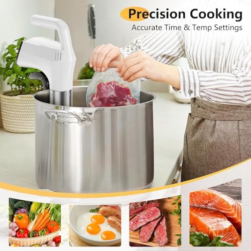 Cuiseur Sous Vide avec ecran LED et kit complet de cuisson basse temperature blanc - 6