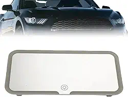 Espelho De Led Para Carro 3 Tons Usb Quebra Sol Maquiagem