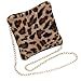 Gsheocm Fashion Chain Print Bolsa de la compra con estampado de leopardo, bolso de mano, mujer, mochila, niño, coche, marrón, Talla única
