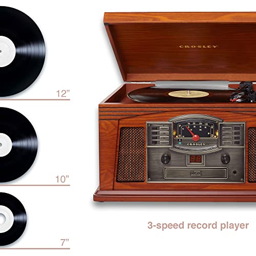 CR42E-PA4 Lancaster Platine Vinyle à 3 Vitesses, Radio, Lecteur CD/Cassette, entrée auxiliaire et Bluetooth, poivron - Les Beatles, Paul McCartney, John Lennon, RIngo Starr, George Harrison CR42E-PA4 Lancaster Platine Vinyle à 3 Vitesses, Radio, Lecteur CD/Cassette, entrée auxiliaire et Bluetooth, poivron – Image 5