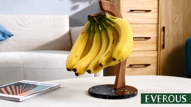 Amazon.com: everous Banana Holder, Marble Banana Stand With