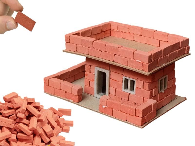 kraft kala Mini Brick Construction Set, DIY Building Toy 10 Return Gift for Kids Birthday 10 Sets Each| Return Gifts for Kids Age 4 5 6 7 8