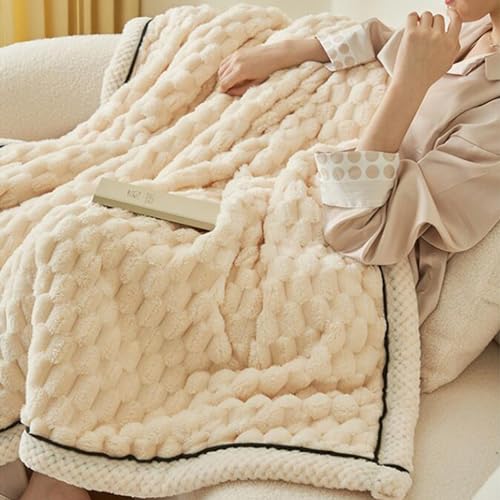 LGYKUMEG Cuddly, Fluffy Two-Sided Fleece Blanket - Bedspread, Sofa & Couch Blanket for Winter 120x200cm - Image 4