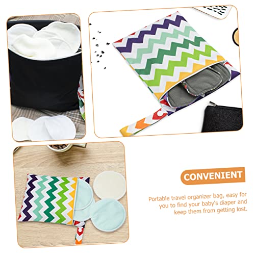 Set de 3 bolsas organizadoras para pañales con cremallera miniatura 3
