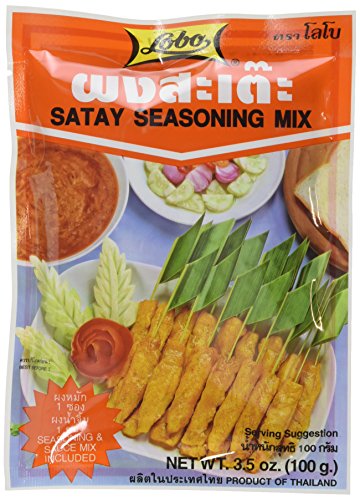 Lobo Satay Seasoning Mix 100 g (Pack of 6)