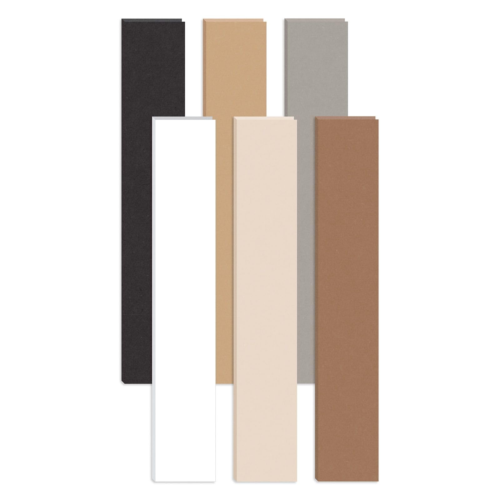 We R Makers Thermal Cinch Binding Spines Basic - 6 pcs for Thermal Binding Machine - for Bookbinding of Journals & Planners