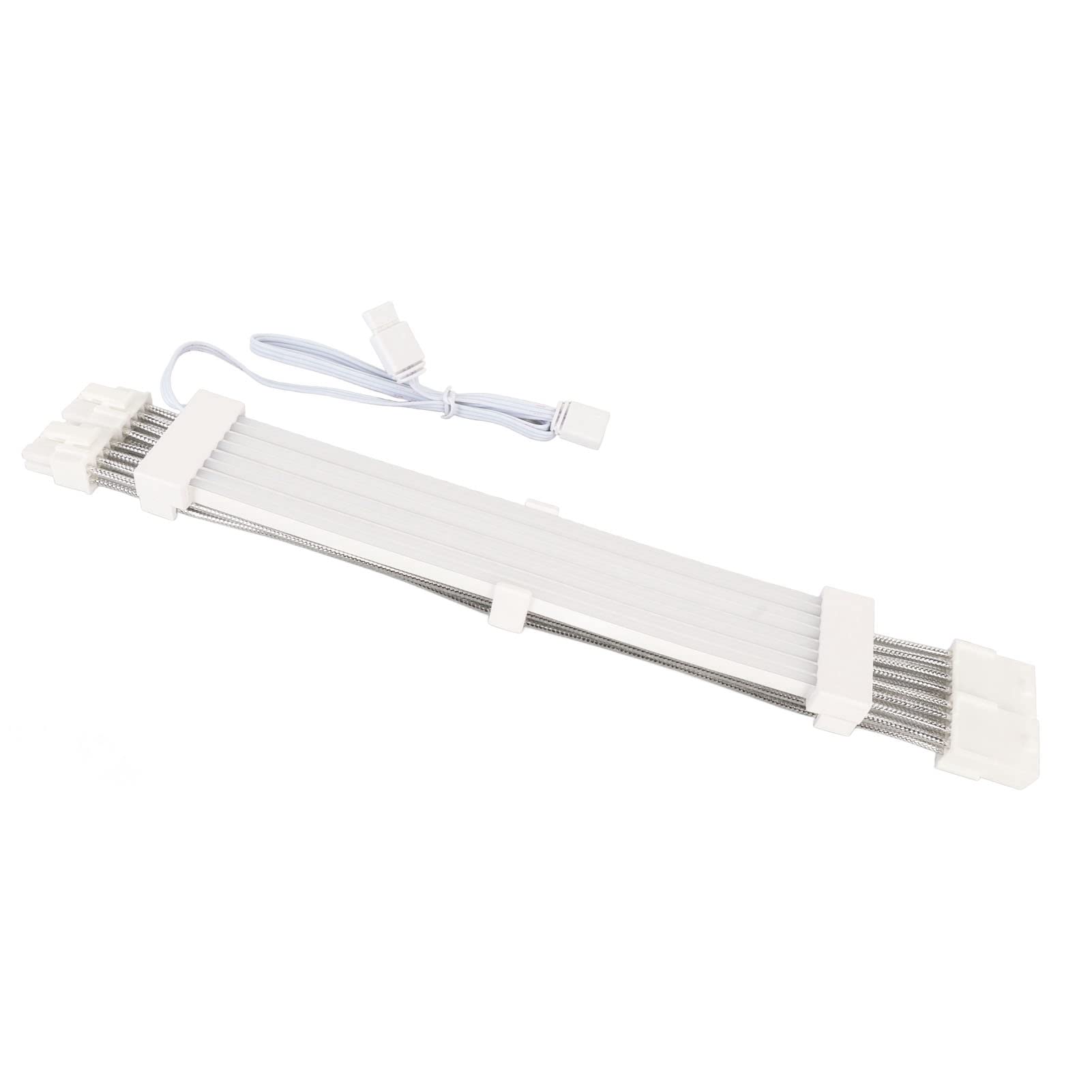 Câble à Manchons avec Extension ARGB, câble d'alimentation Flexible à Haut Courant 5 V 18 AWG avec Plusieurs Modes de Couleur, câble d'alimentation RGB synchronisé pour Carte mère (Carte Graphique