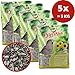 Produktbild Pfiffikus 5er Pack Sonnenblumenkerne gestreift für Wildvögel 5 x 1 KG - Wildvogelfutter ganzjährig Winter und Sommer - Vogelfutter zum Streuen o. für Vogelfutterhaus, Futterstation - Made in Germany