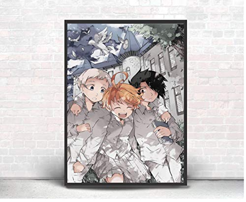 Quadro Decorativo Poste The-Promised-Neverland-Wide Retro