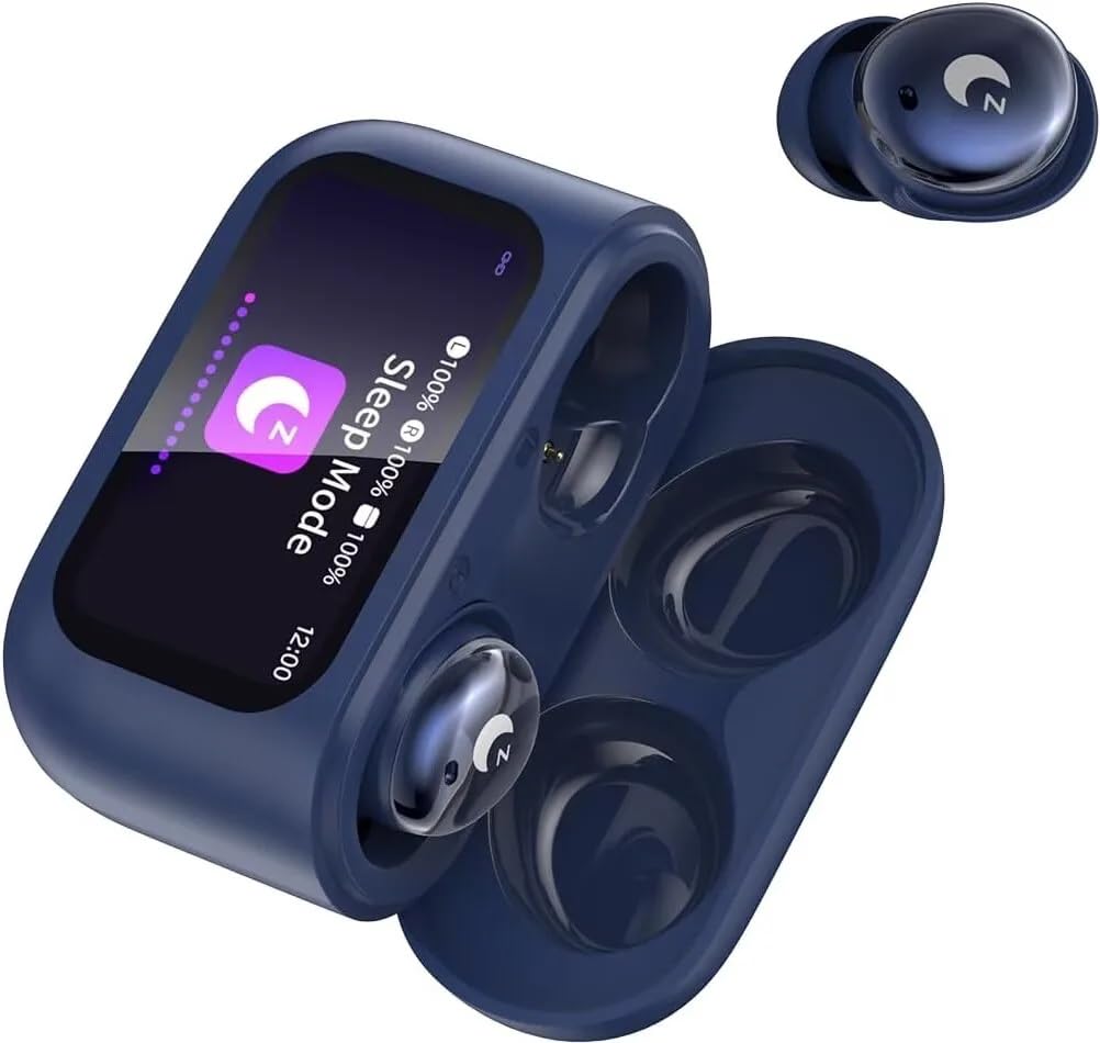Sleep Earbuds 2026 Mini Wireless Bluetooth Headphones with Small Design for Side Sleepers Sleep Earbuds Deep Blue