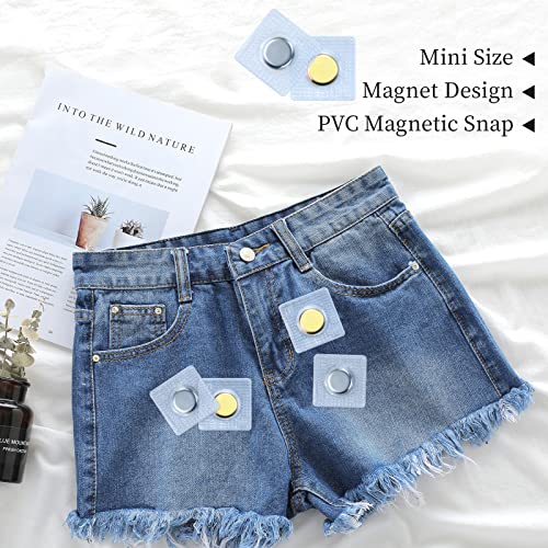 Fireboomoon 32 Pairs 1.18 Inch Invisible Hidden Sew Magnetic Snap,Pvc Strong Magnetic Closures Fastener Snaps Buttons For Purses Handbag Clothing Diy Crafts #TOP5