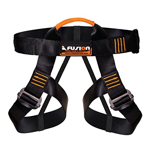 Fusion Climb Centaur Adjustable Half Body Climbing Harness, For Mountaineering, Rock Climbing, Rappelling, Safety Harness, Work Safety Belt, Fire Resucing, Caving, Climbing, Tree Climbing, Zipline