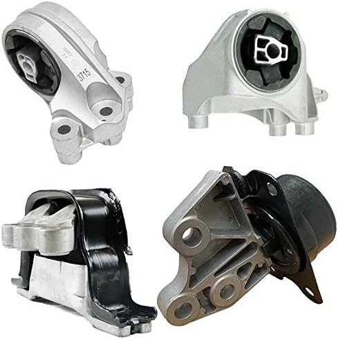 K2706 Engine Motor & Transmission Mount Kit 4pc Compatible with Fits 2010-2017 ChevROLET Equinox/GMC Terrain 2.4L | A5659 A5562 A5618 A5633