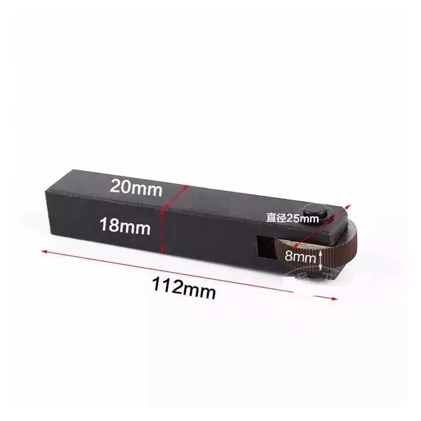 Narzędzie do radełkowania, Zestaw narzędzi do radełkowania 26 mm HSS, podwójne/pojedyncze kółko, skok liniowy 0,4-3,0 mm, wielokolorowy(1set Dual Wheels,2.5mm)