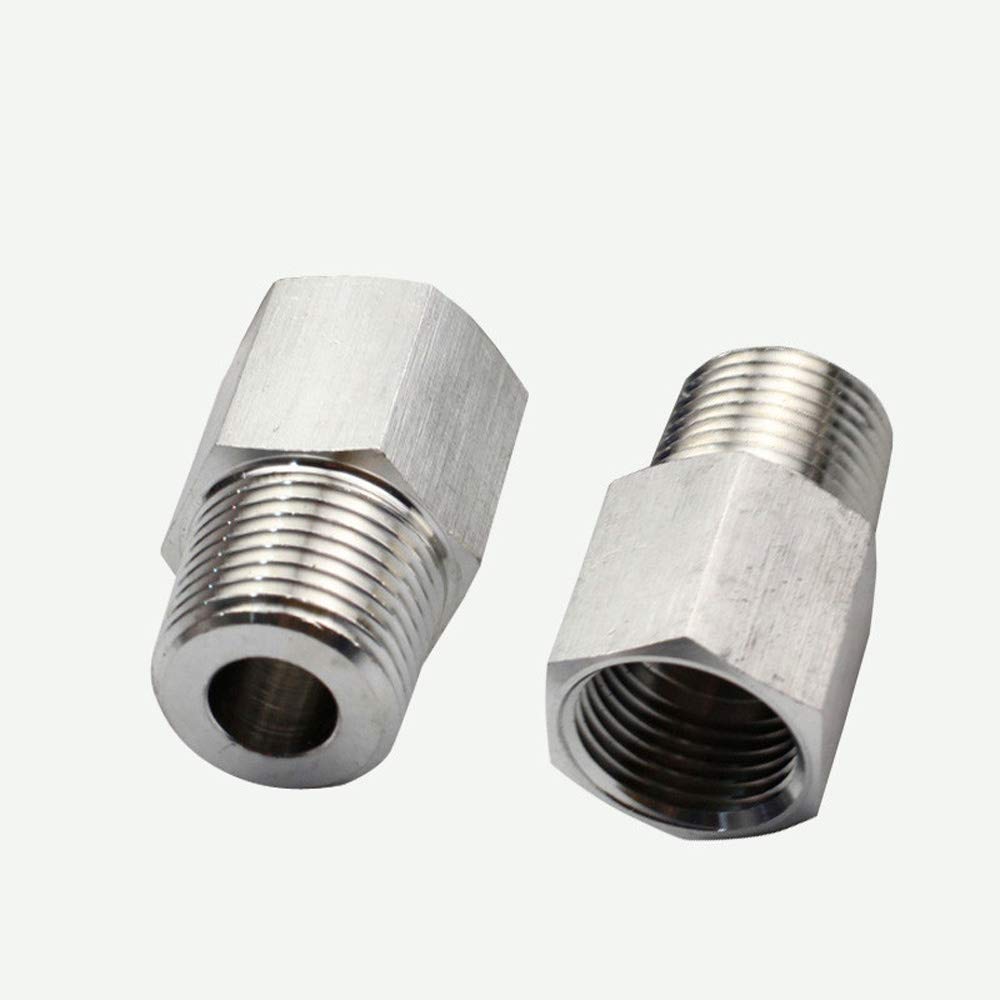 Raccord réducteur femelle M10 x 1 mm vers mâle NPT 1/4" for tuyau, manomètre haute pression