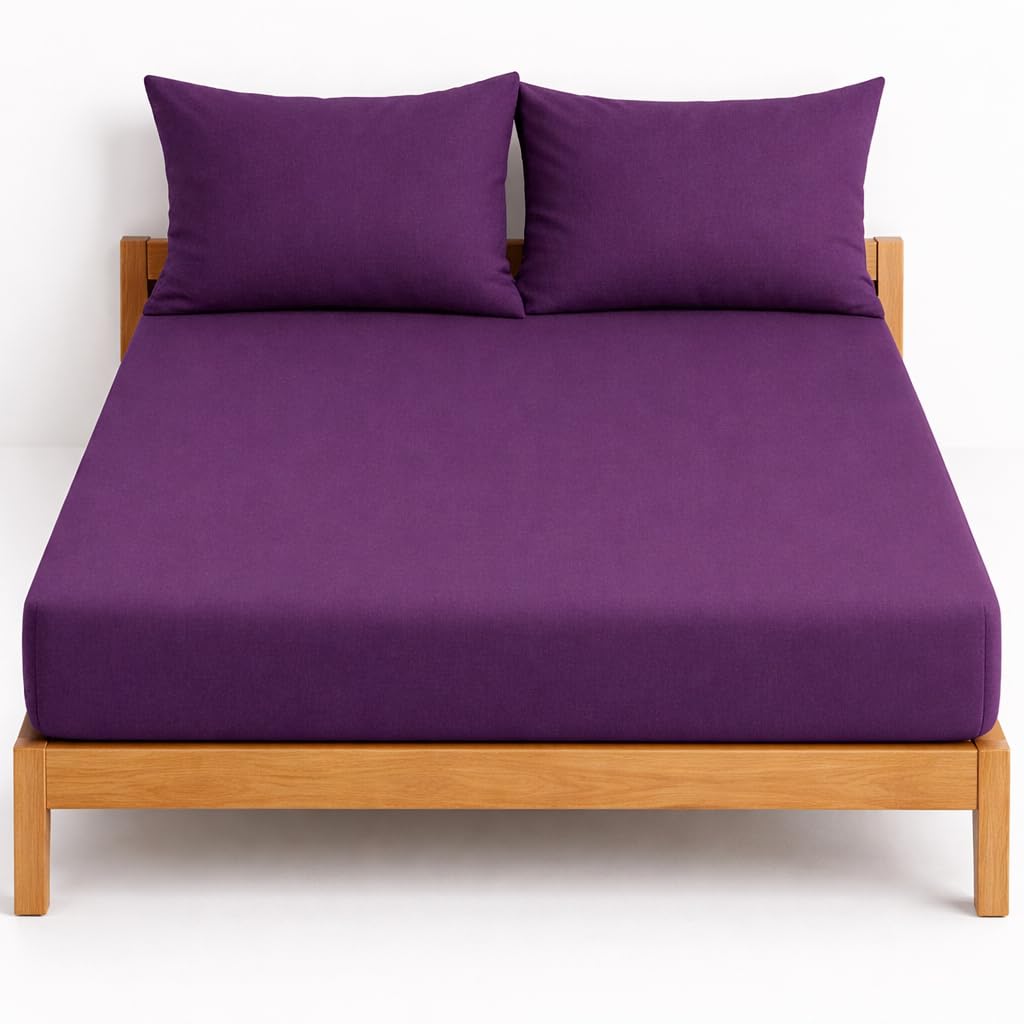 40cm Extra Deep Pocket Microfiber Luxury Fitted Sheet for Single, Small Double, Double, King & Super King Bed | Soft, Breathable, Easy Iron, Fade Resistant, Hotel Quality Bedsheets in 13 Colours