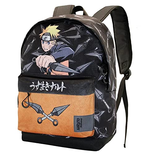 Sac à dos Naruto Weapons ECO 2.0 Noir grand compartiment collège