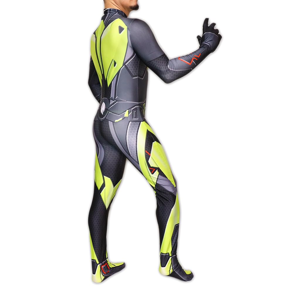 い*る様 カラフルダイヤゼンタイ　クロッチファスナー付き Amazon.co.jp: Zentai イエロー ブラック ライダー ファスナー付き