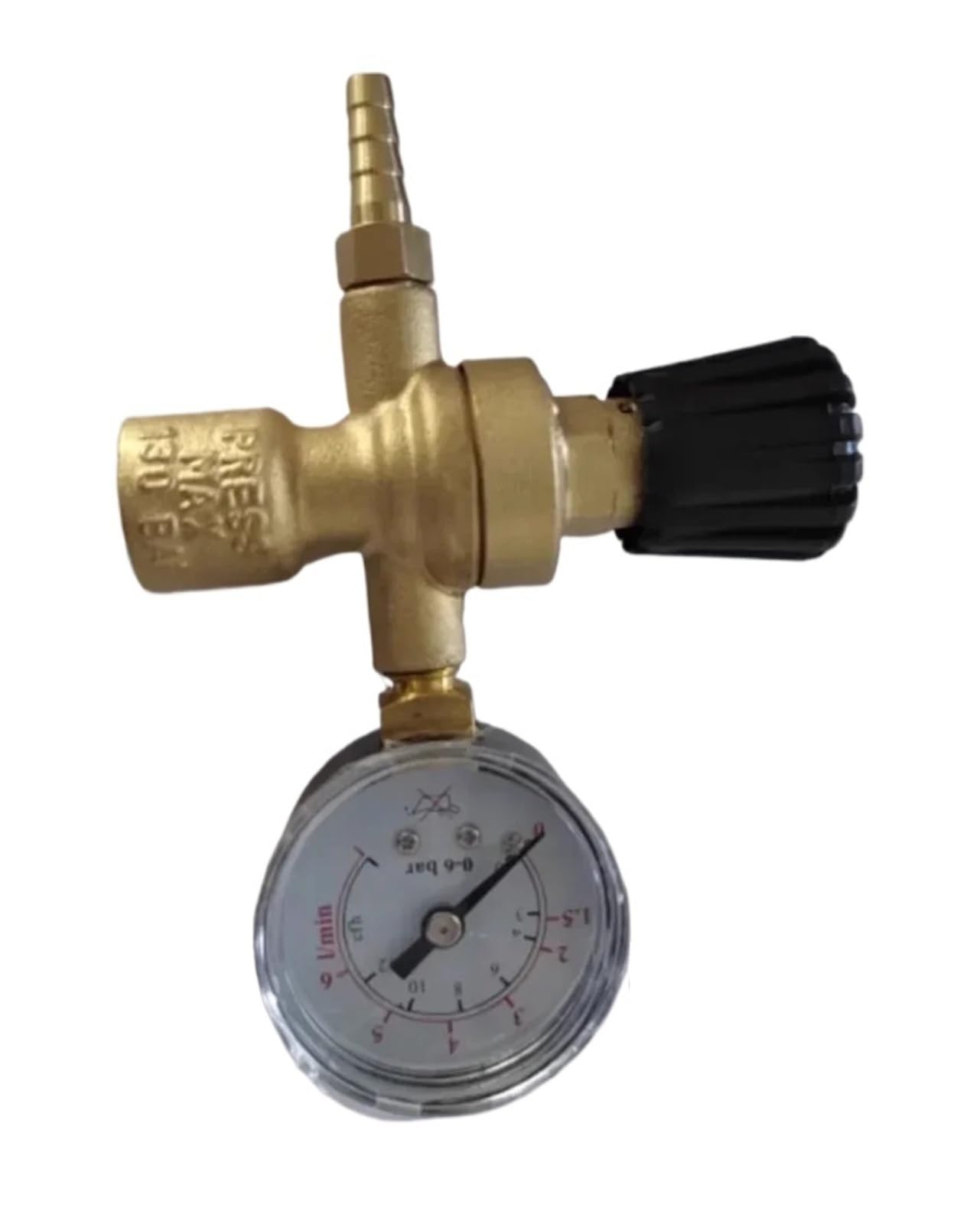 Vmvud Yj-12 Co2 Pressure Reducer M10*1 Pressure Reducing Valve 36V/220V Welding Pressure Gauge