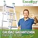 Escalibur | Escalera de Apoyo de 1 Tramo| Escalera 12 Peldaños |...