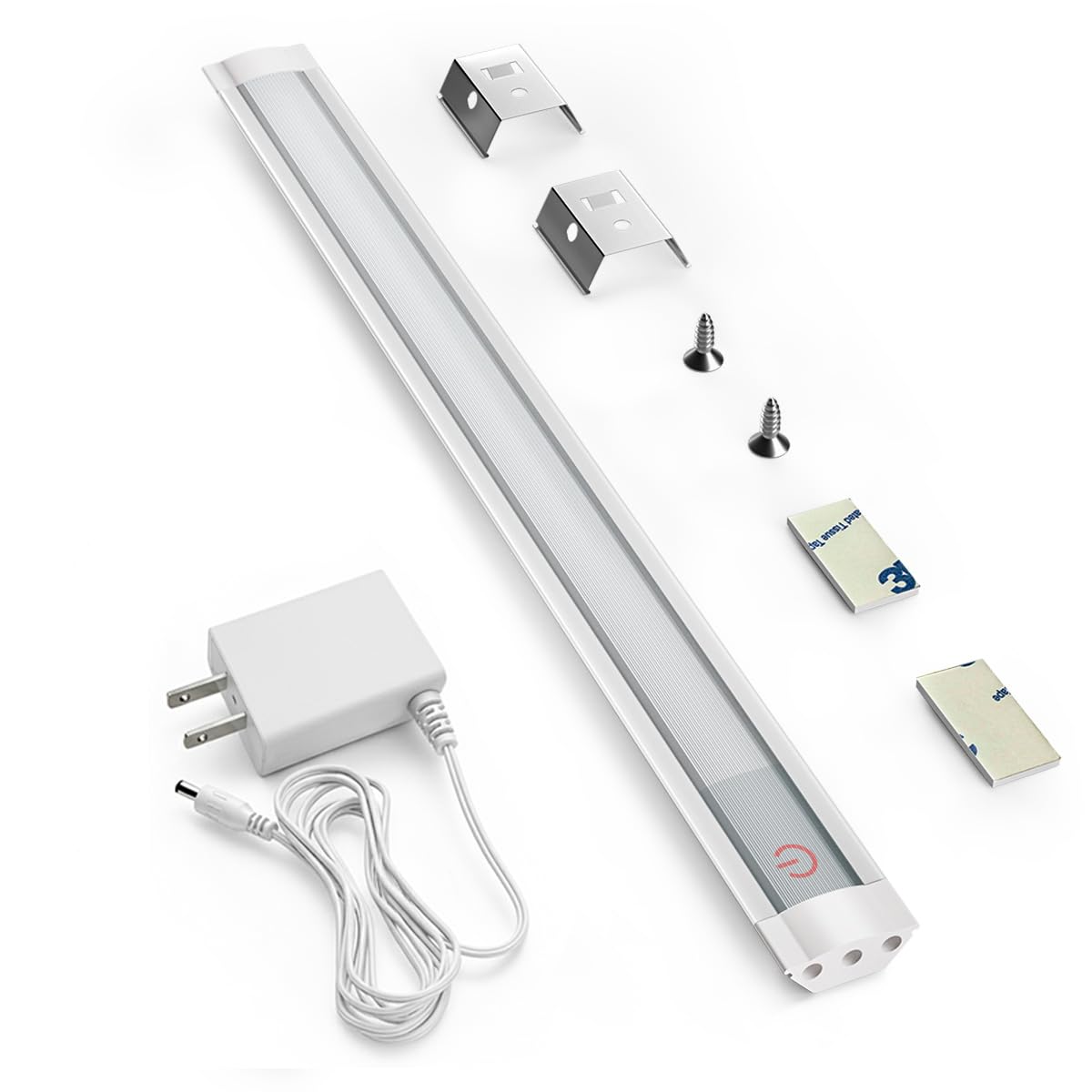 Under Cabinet LED Lights - Dimmable 6000K Cold White Plug-in Lighting Kit