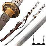 SV Michonne's Sword Katana Walking Dead 1065 high Carbon Steel Clay_Tempered Steel Handmade Real Sharp 41 inches