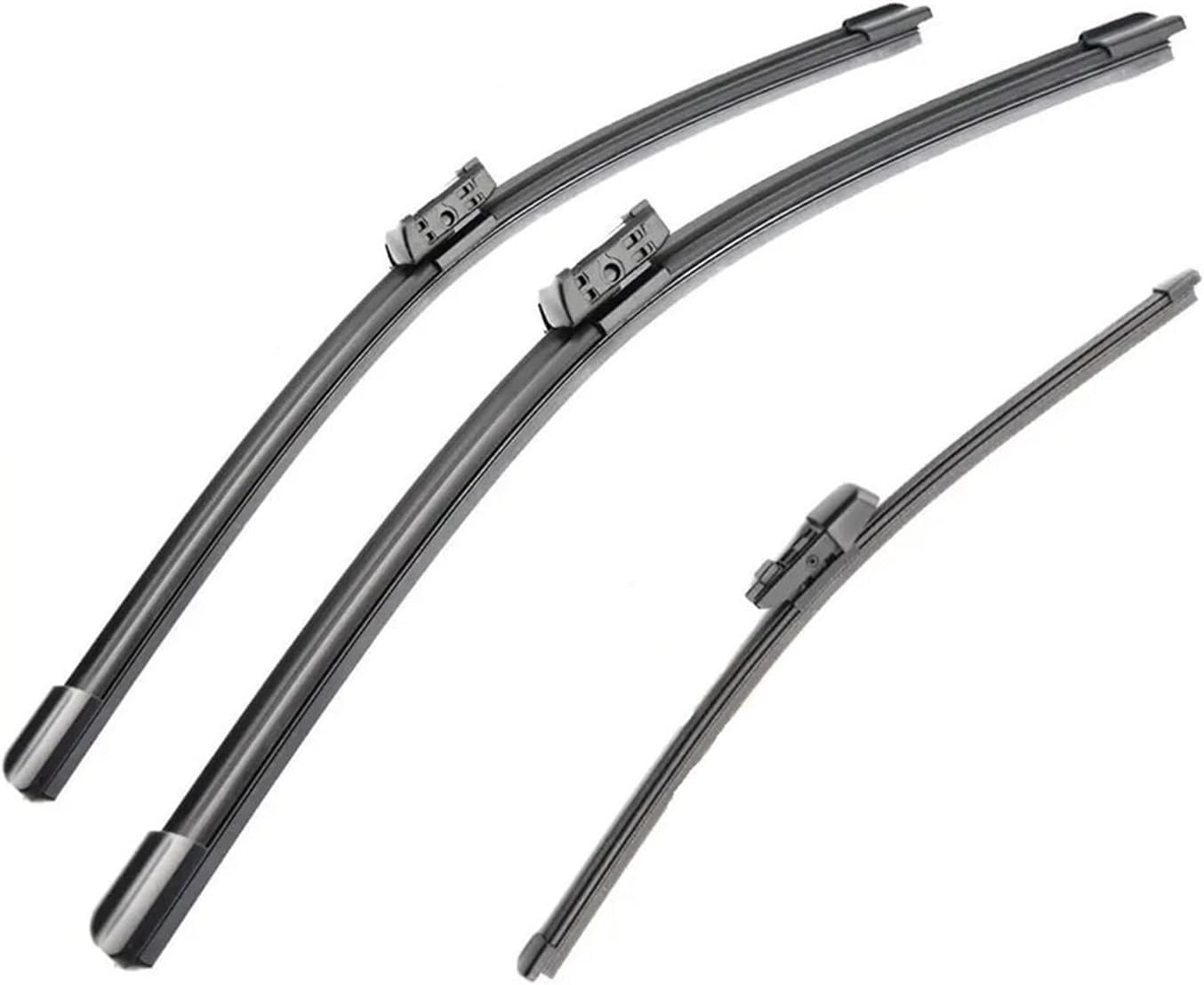 PLAKDFUU Wiper Blades Front Rear Set for Ibiza 2016 2018 2019 2020 2021 2022 26 "+ 16" + 13" - Silent & Streak-Free