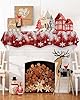 LEOKOTI Red Christmas Mantel S... #2