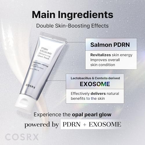 COSRX PDRN Exosome Overnight Face Mask, Korean Glass Skin Glow, 1.69 fl oz - image 9