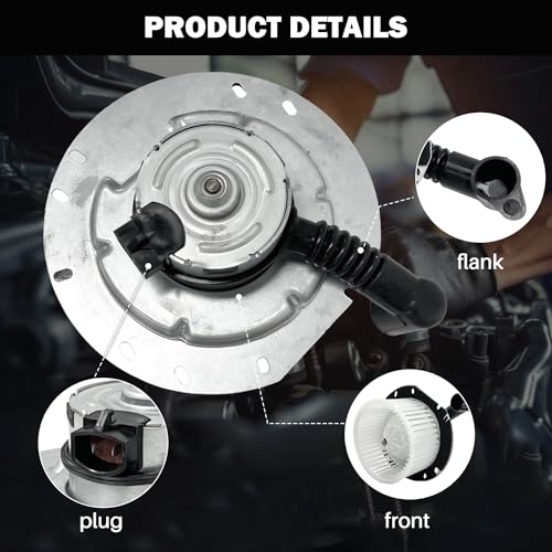 Image of 700019 Front AC Heater Blower Motor Fan Front Fit for Ford Explorer 1995-2001，Ranger 1998-2011，Explorer Sport Trac 2001-2005 ，Compatible with Mercury Mountaineer 1997-2001 PM289, MM844, PM271