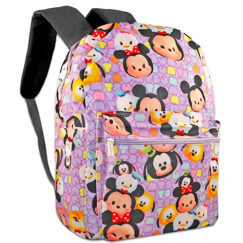 Mickey & Minnie Mouse Backpack Set - 16” Bag with Daisy & Donald Duck, Goofy, Pluto, Stickers | Disney School Supplies2