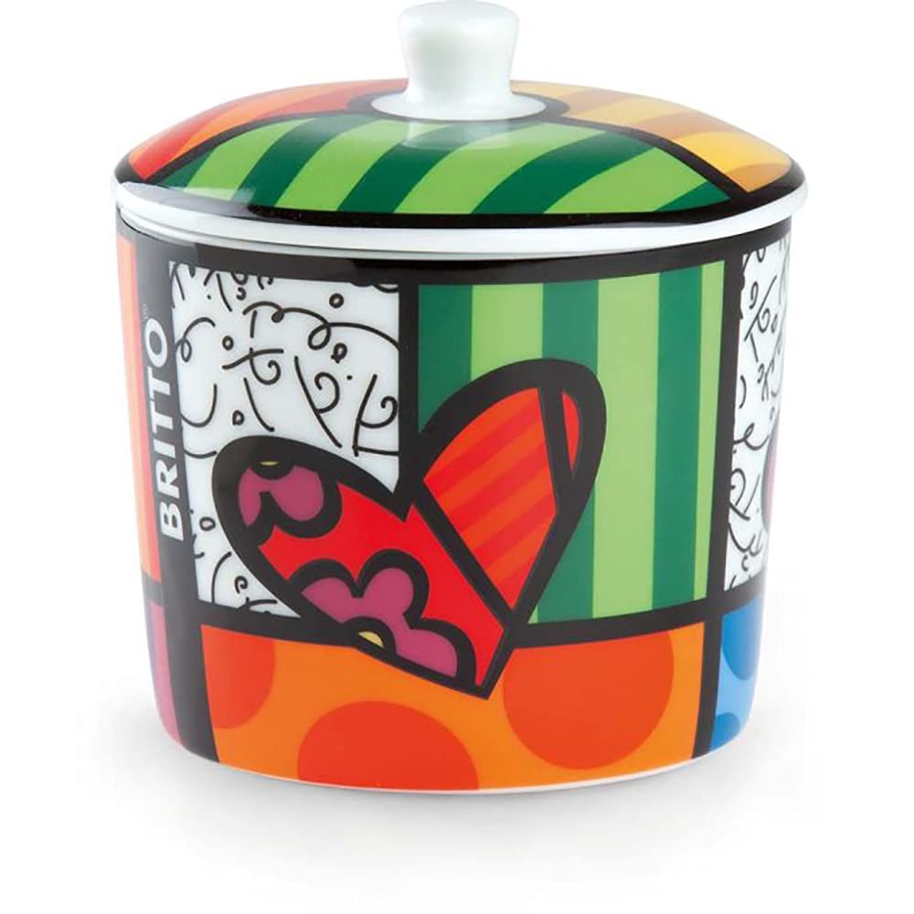 Zuccheriera Egan Disney Sweet Love - Porcellana Blu, Design Made In Italy