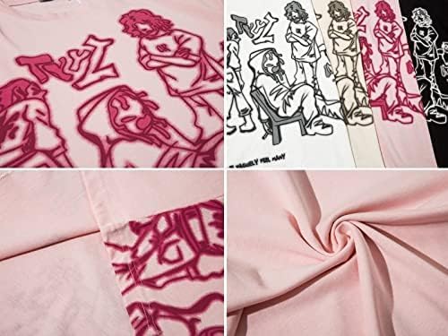 Aelfric Eden Graphic Tees Y2k Cartoon Printed Womens Oversized T Shirt Vintage Tees Men Unisex Aesthetic Streetwear Shirts - Image 5
