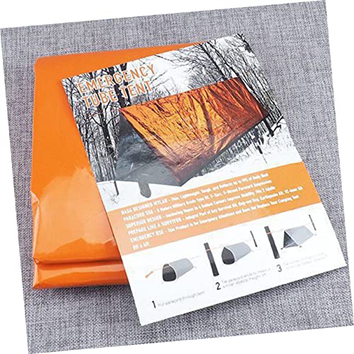 Carpa de supervivencia ligera para exteriores naranja miniatura 6