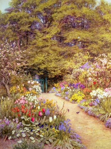 Tableau moderne Helen Allingham pour réchauffer un mur blanc vide de chambre à coucher